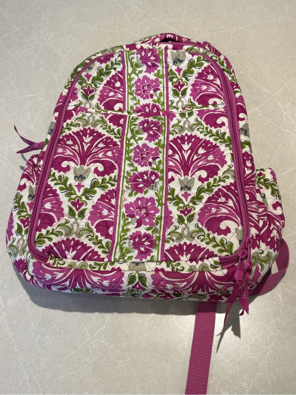 Vera Bradley Diaper Backpack & Matching Changing Pad Set Retired Julep Tulip